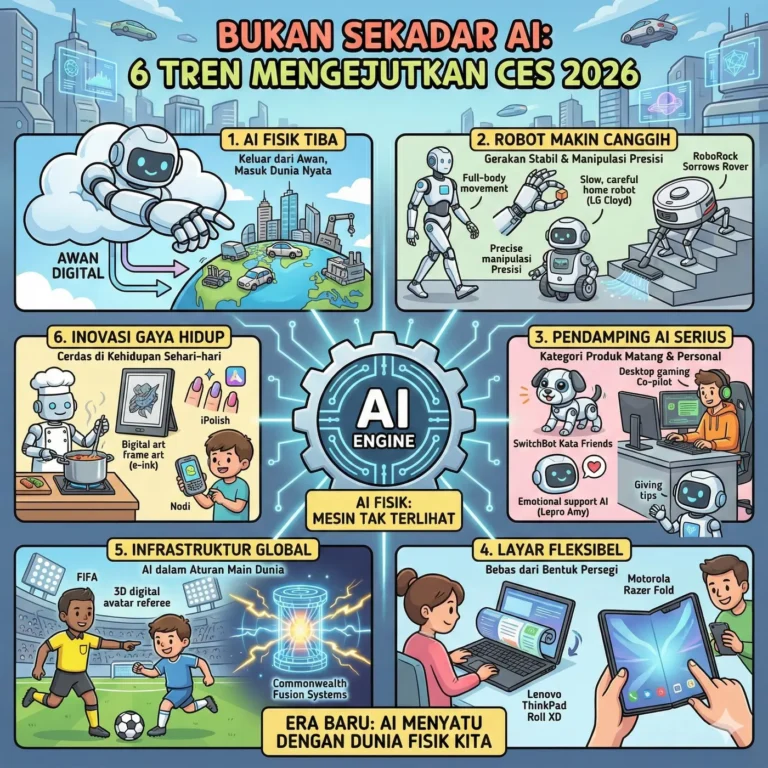Bukan Sekadar AI: Tren Paling Mengejutkan dari CES 2026 (Hari 1)