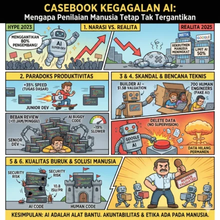 Casebook Kegagalan AI: Mengapa Penilaian Manusia Tetap Tak Tergantikan dalam Otomasi