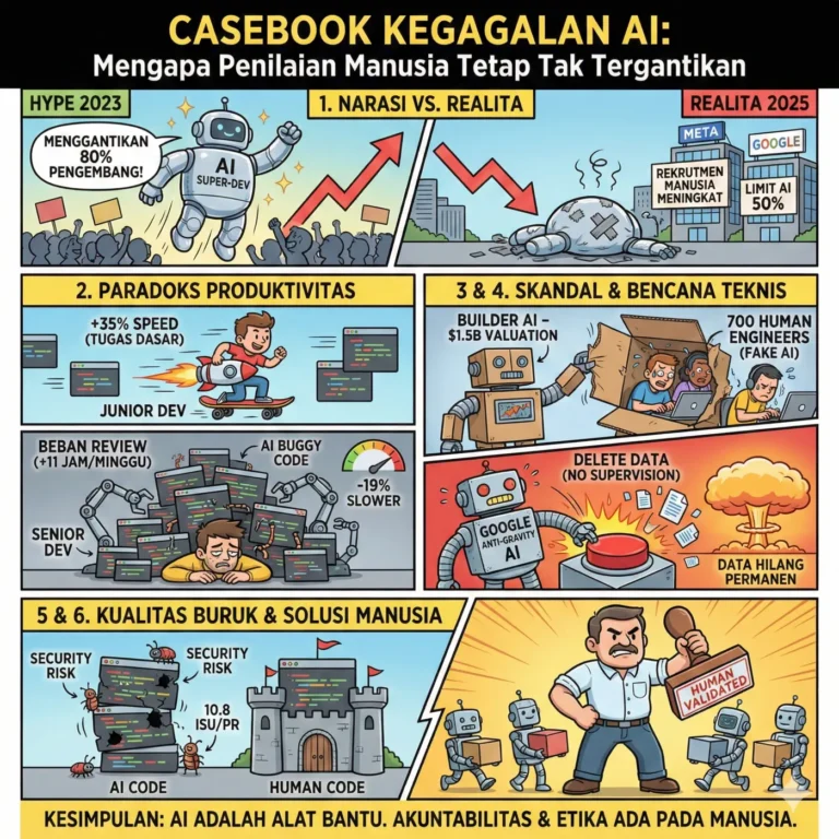 Casebook Kegagalan AI: Mengapa Penilaian Manusia Tetap Tak Tergantikan dalam Otomasi