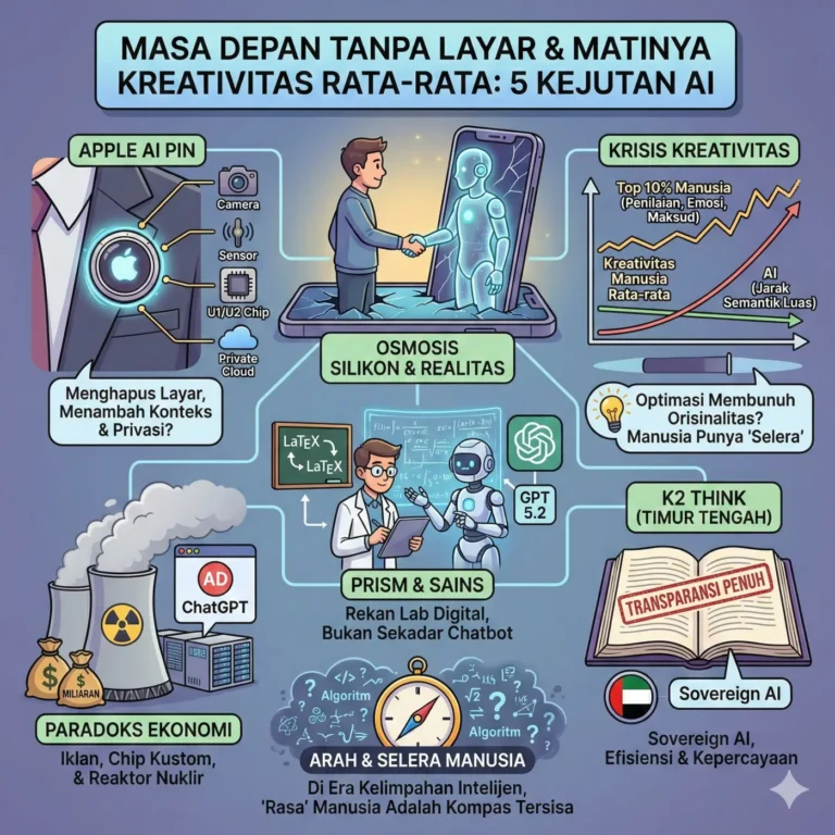 Masa Depan Tanpa Layar dan Matinya Kreativitas Rata-Rata: 5 Kejutan Besar dari Lini Depan AI