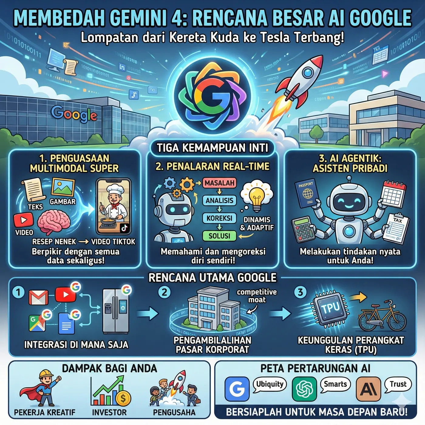 Rencana Besar AI Google 2026: Bagaimana Gemini 4 Bakal Mengubah Segalanya