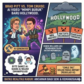 Brad Pitt vs. Tom Cruise: Mengapa Video AI Viral Ini Menjadi ‘Mimpi Buruk’ Baru Hollywood