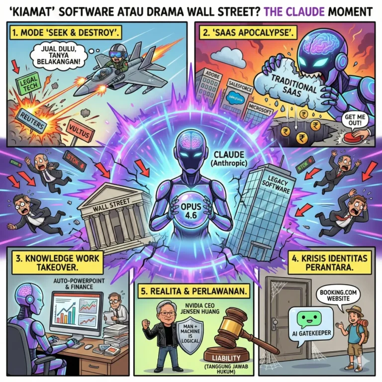 ‘Kiamat’ Software atau Sekadar Drama Wall Street? 5 Hal Mengejutkan dari ‘Claude Moment’ yang Mengguncang Dunia