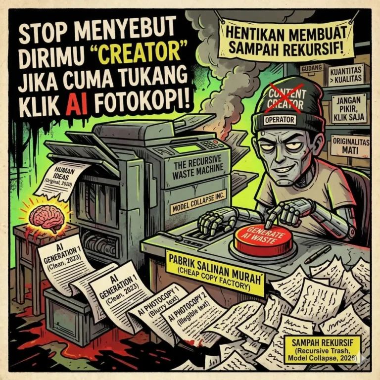 Masih Berani Mengaku “Content Creator” Padahal Cuma Tukang Klik Prompt AI? 🛑