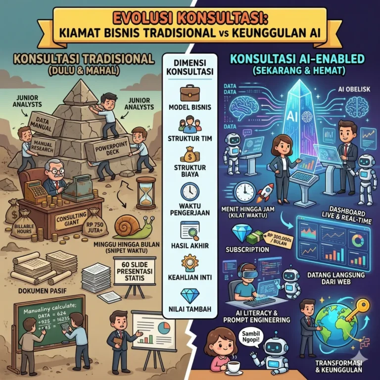 Ngapain Bayar Konsultan Ratusan Juta Kalau AI Bisa Kerjakan Sambil Kamu Seduh Kopi?