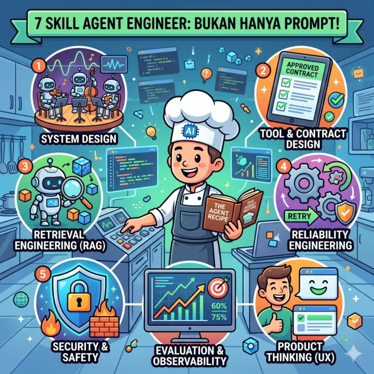 Bukan Cuma Ngetik Perintah! Kenali 7 Skill Utama Buat Nyiptain AI Agent Super Pintar