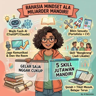 Cara Upgrade Diri Ala Miliarder: Kenapa AI dan Skill Komunikasi Kini Lebih Berharga dari Ijazah