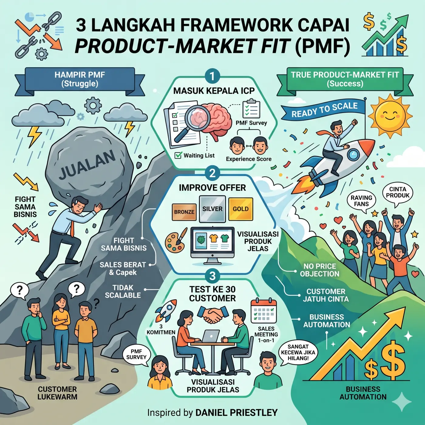 Bisnis Jadi Gampang Setelah Kamu Capai Product-Market Fit—Ini Caranya Biar Nggak Ngasal