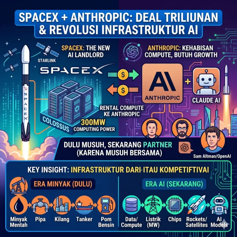 “Dulu Musuhan, Sekarang Nikah” – SpaceX dan Anthropic Bikin Deal Triliunan yang Bakal Guncang Dunia AI