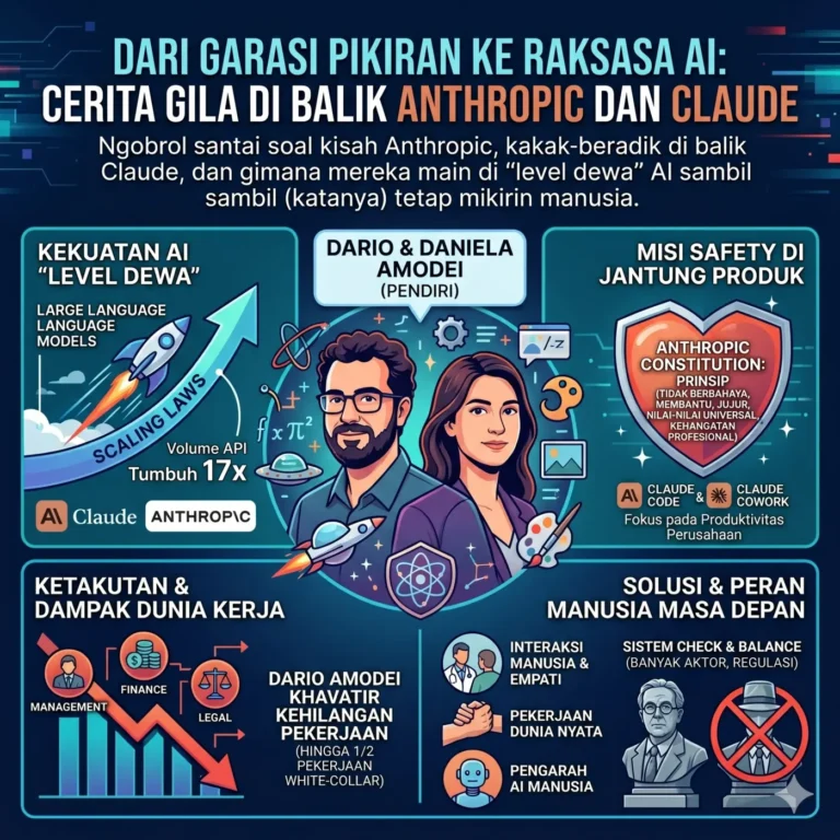 Dari Garasi Pikiran ke Raksasa AI: Cerita Gila di Balik Anthropic dan Claude