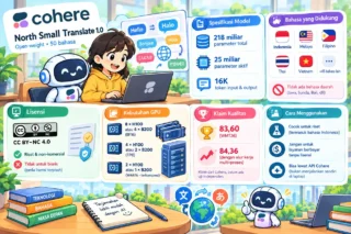 Cohere Rilis Model Terjemahan 218 Miliar Parameter, Bahasa Indonesia Termasuk