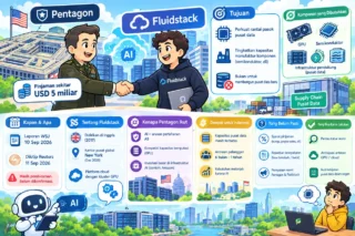 Pentagon Dikabarkan Siap Pinjamkan USD 5 Miliar ke Startup Cloud AI Fluidstack