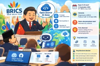 Xi Jinping Usulkan Zona AI Open-Source untuk BRICS, Indonesia Hadir sebagai Anggota Penuh