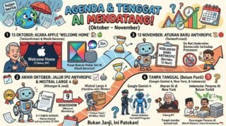Jadwal AI ke Depan: Acara Apple 13 Oktober, Jalur IPO Anthropic, Bobot Mistral Large 4, dan Nasib Perpres AI Indonesia