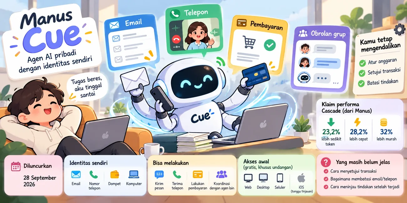 Manus Cue: Agen AI Pribadi dengan Nomor Telepon, Email, dan Dompet Sendiri