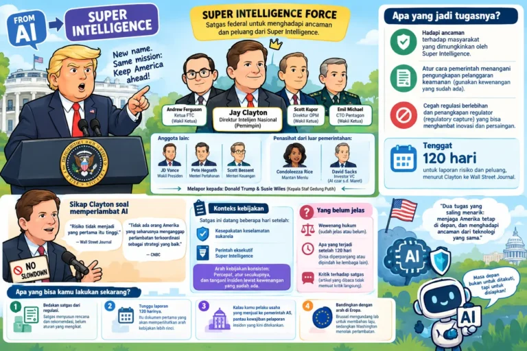 Trump Bentuk Super Intelligence Force, Jay Clayton Jadi AI Czar dan Tolak Gagasan Memperlambat AI